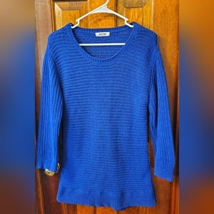 BB Dakota Blue Sweater Dress Size Small